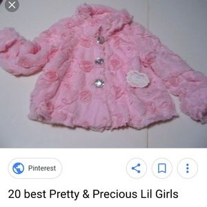 😍😍😇 Beautiful Lipstik Girls Fur Jacket 8